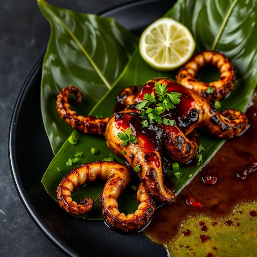 Pulpo Zarandeado